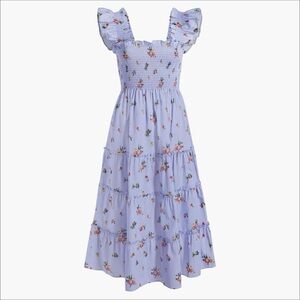 Hill house Ellie nap dress, lavender ikat floral xs